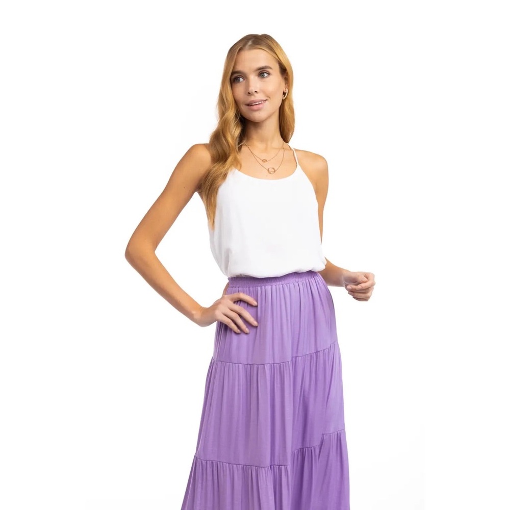 NWT Chiffon Cami - White